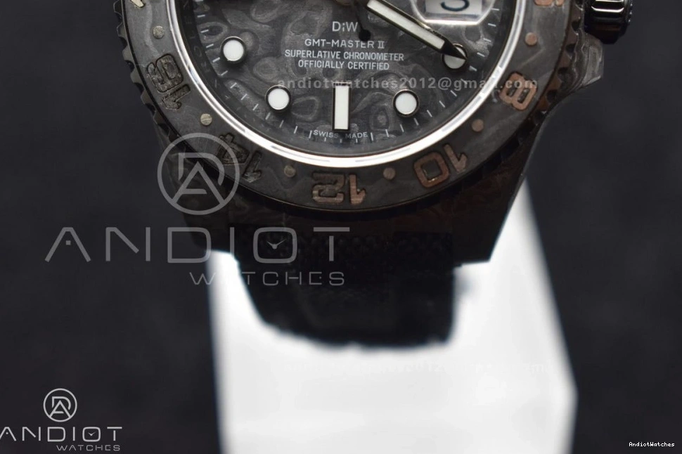 Black Black Practical Dial CHS 423 Black SA3186 Nylon Edition GMT OMF Strap DIW on Carbon Best All 1123